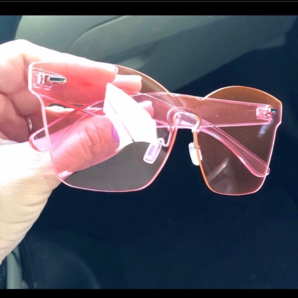 TRENDY PINK SUNGLASSES - Picture 6 of 6